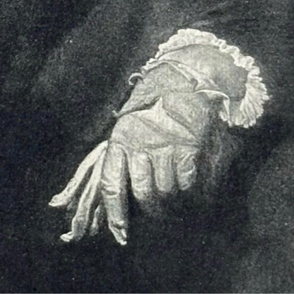 TITIAN Italy Artist MAN WITH THE GLOVE Art Print Original 1900 Vintage Boston MA - Picture 4 of 6